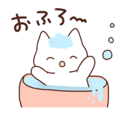 Kitty of a smiling face Sticker sticker #15608294
