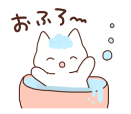 Kitty of a smiling face Sticker sticker #15608294