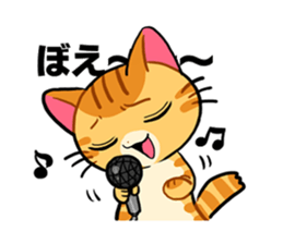 Cat's expression sticker #15608554