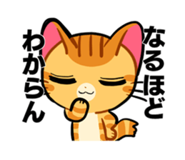 Cat's expression sticker #15608569