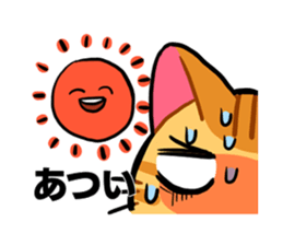 Cat's expression sticker #15608574