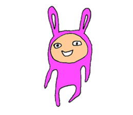 The Rabbit boy sticker #15608690