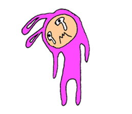 The Rabbit boy sticker #15608691