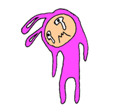 The Rabbit boy sticker #15608691