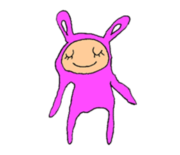 The Rabbit boy sticker #15608692