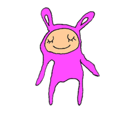 The Rabbit boy sticker #15608692