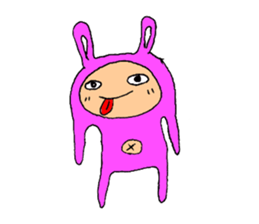 The Rabbit boy sticker #15608693