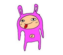 The Rabbit boy sticker #15608693