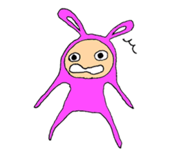 The Rabbit boy sticker #15608695