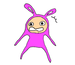 The Rabbit boy sticker #15608695