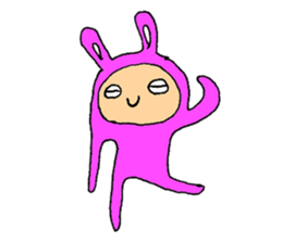 The Rabbit boy sticker #15608696