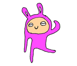 The Rabbit boy sticker #15608696