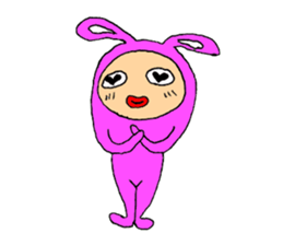 The Rabbit boy sticker #15608698