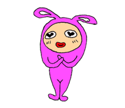 The Rabbit boy sticker #15608698