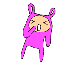 The Rabbit boy sticker #15608700