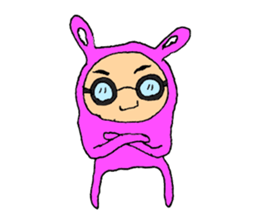 The Rabbit boy sticker #15608706