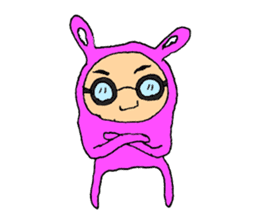 The Rabbit boy sticker #15608706