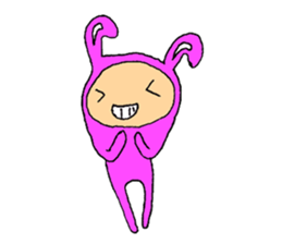 The Rabbit boy sticker #15608707