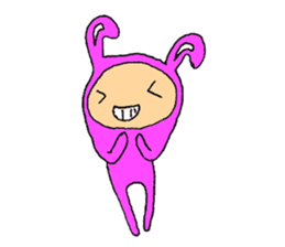 The Rabbit boy sticker #15608707