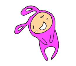 The Rabbit boy sticker #15608708