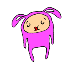 The Rabbit boy sticker #15608709
