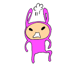 The Rabbit boy sticker #15608713