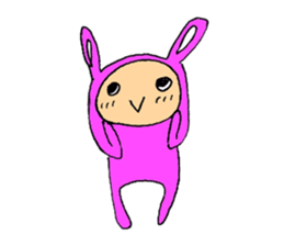 The Rabbit boy sticker #15608714