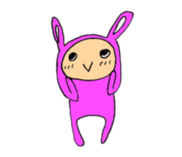 The Rabbit boy sticker #15608714