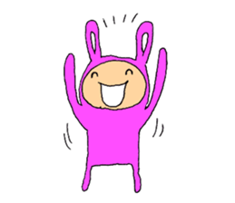 The Rabbit boy sticker #15608717