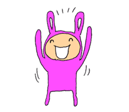 The Rabbit boy sticker #15608717