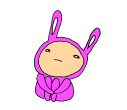 The Rabbit boy sticker #15608720