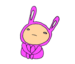 The Rabbit boy sticker #15608720