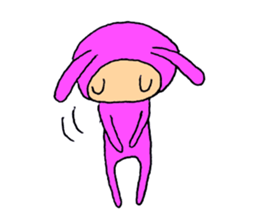 The Rabbit boy sticker #15608725