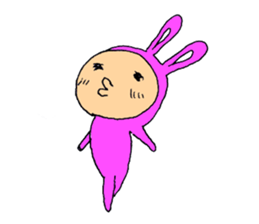 The Rabbit boy sticker #15608726