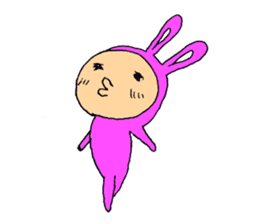 The Rabbit boy sticker #15608726