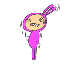 The Rabbit boy sticker #15608728