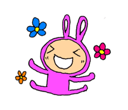 The Rabbit boy sticker #15608729