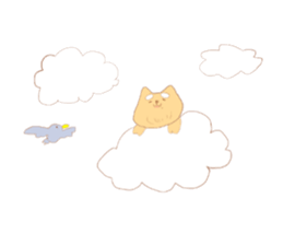 shiromayunoinu sticker #15608783