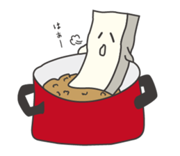 Half tofu sticker #15609638