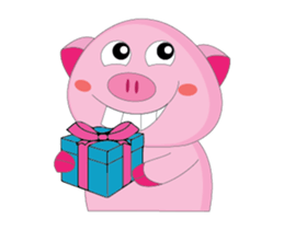 Plump Pink Couple In Love Animated sticker #15609650