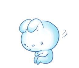 Depression Rabbit chan sticker #15610213