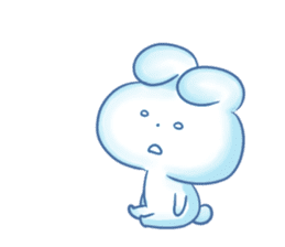 Depression Rabbit chan sticker #15610214