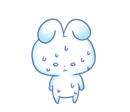 Depression Rabbit chan sticker #15610225