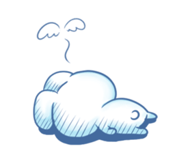 Depression Rabbit chan sticker #15610231