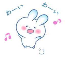 Depression Rabbit chan sticker #15610240