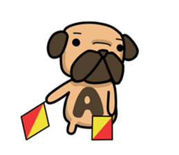 Dear Mr.Pug2 sticker #15610978