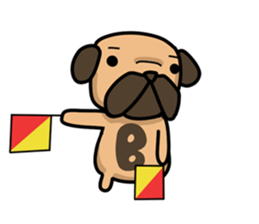 Dear Mr.Pug2 sticker #15610979