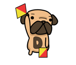 Dear Mr.Pug2 sticker #15610981