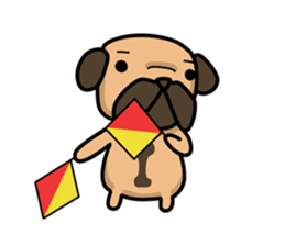 Dear Mr.Pug2 sticker #15610986