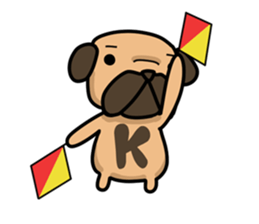 Dear Mr.Pug2 sticker #15610988